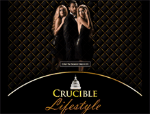 Tablet Screenshot of cruciblelifestyle.com